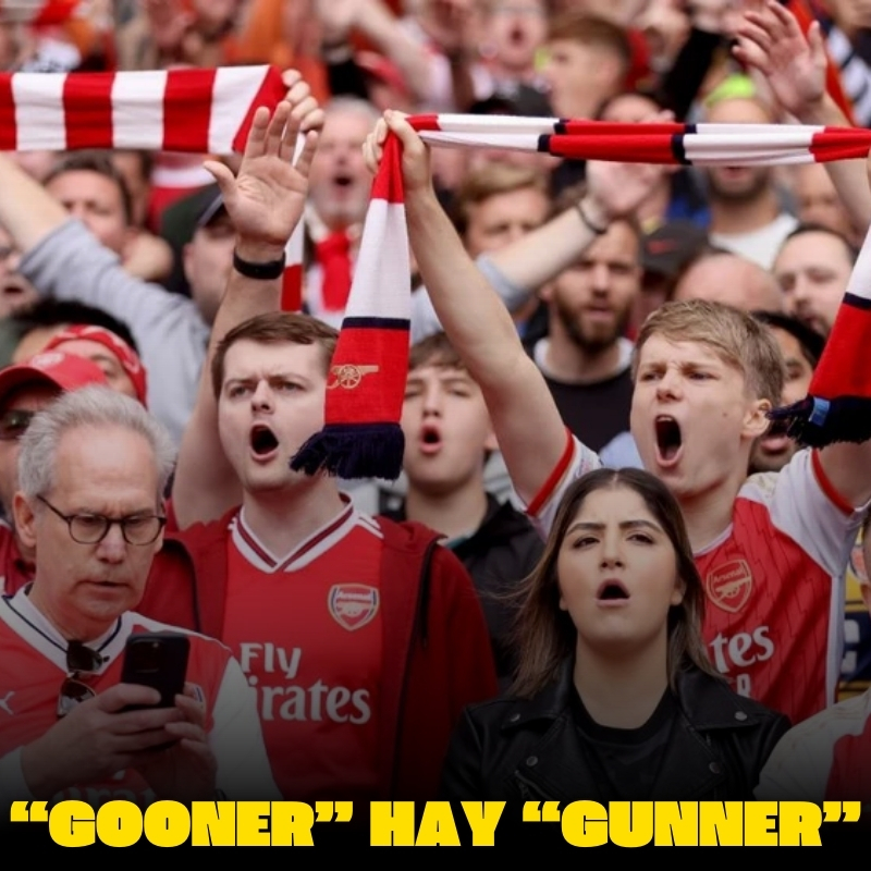 “Gooner” và “Gunner” là hai từ dễ gây nhầm lẫn với fan