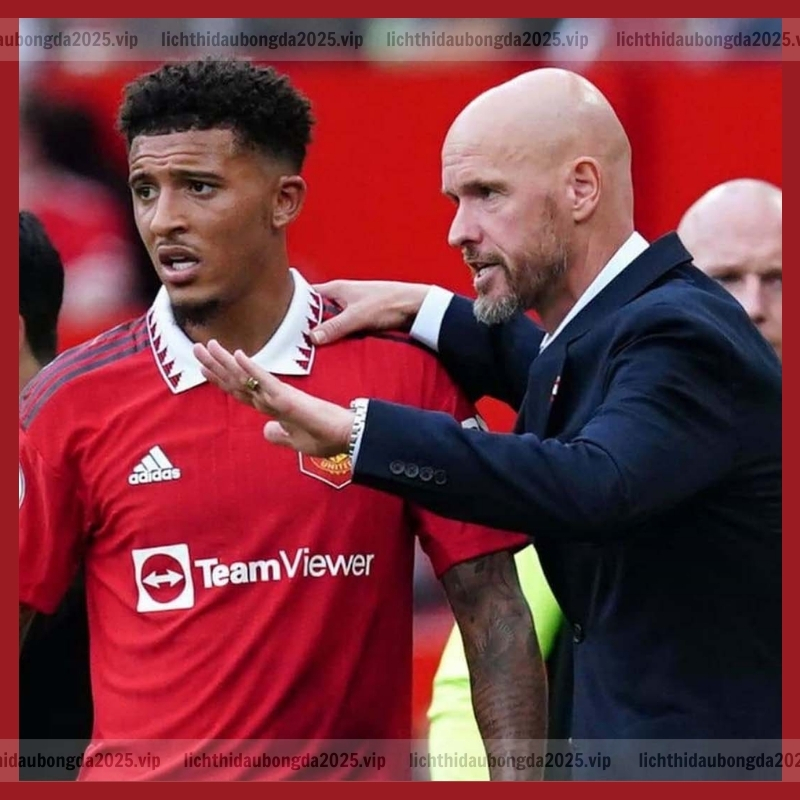 Tương lai mờ mịt của Jadon Sancho dưới thời Erik ten Hag